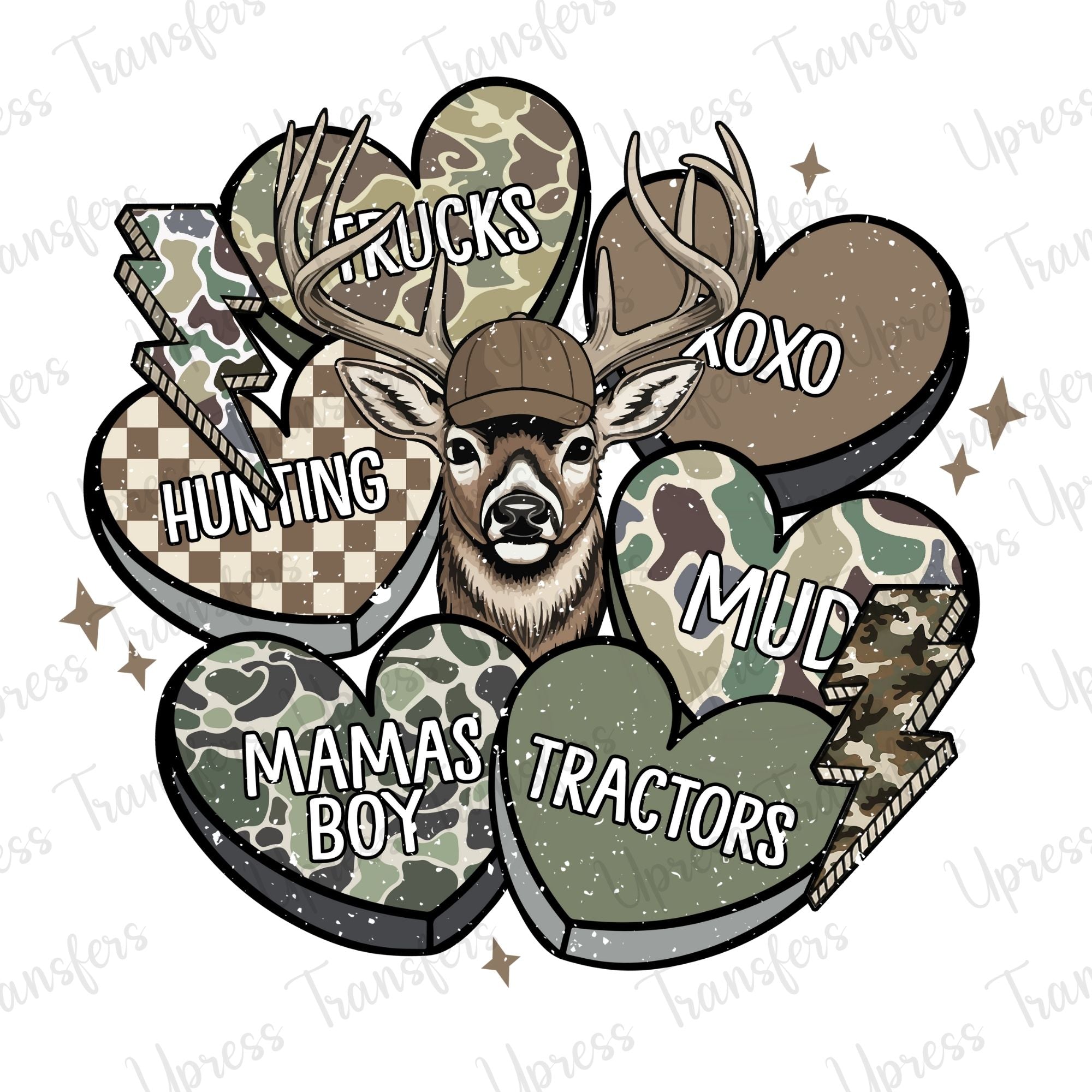 Camo Hunting Love Deer