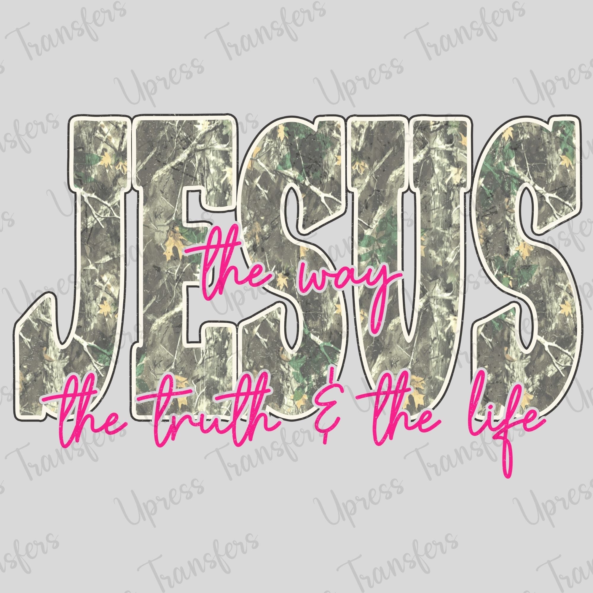Camo Jesus Pink