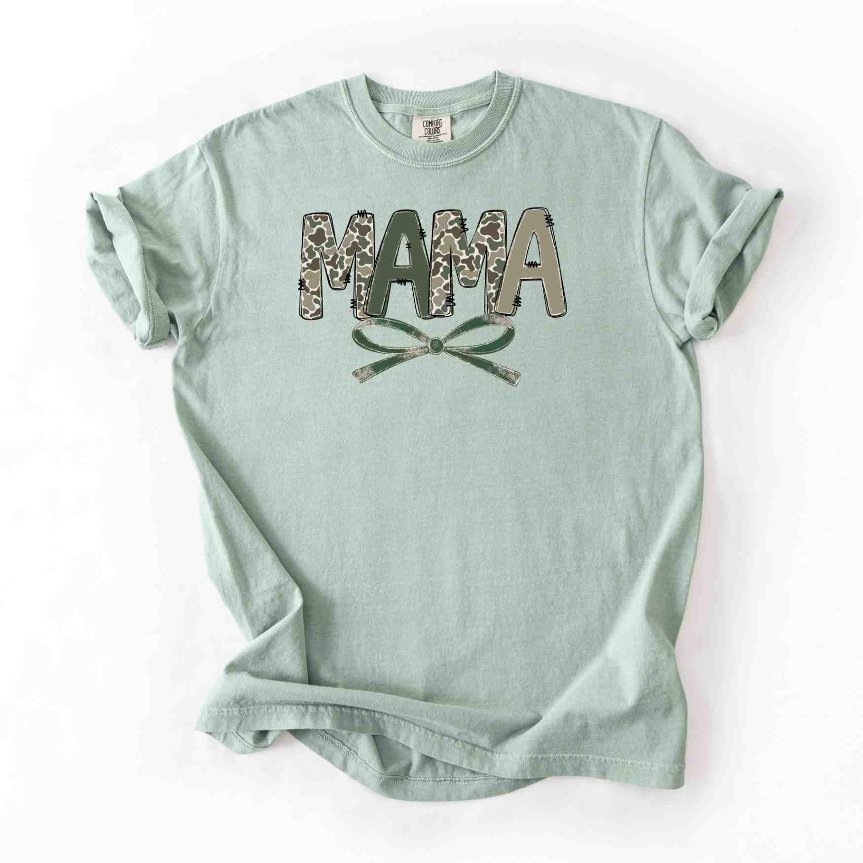Camo Mama Bow Green
