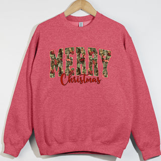 Camo Merry Christmas Red