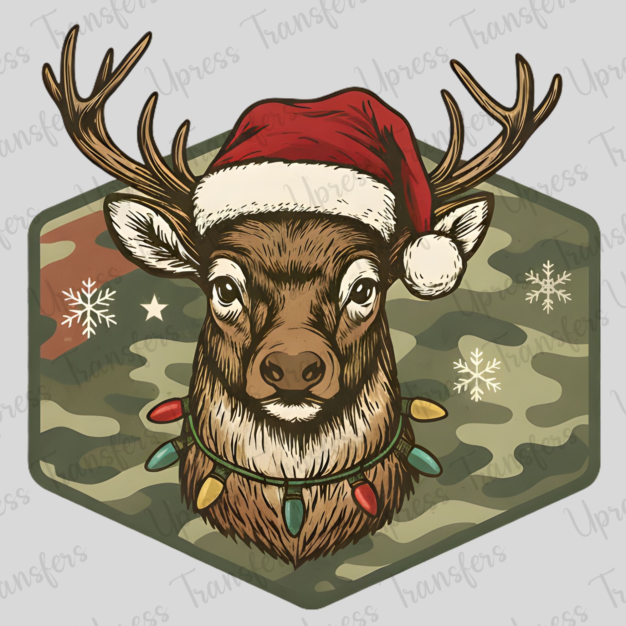 Camo Mounted Deer Head