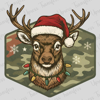 Camo Mounted Deer Head