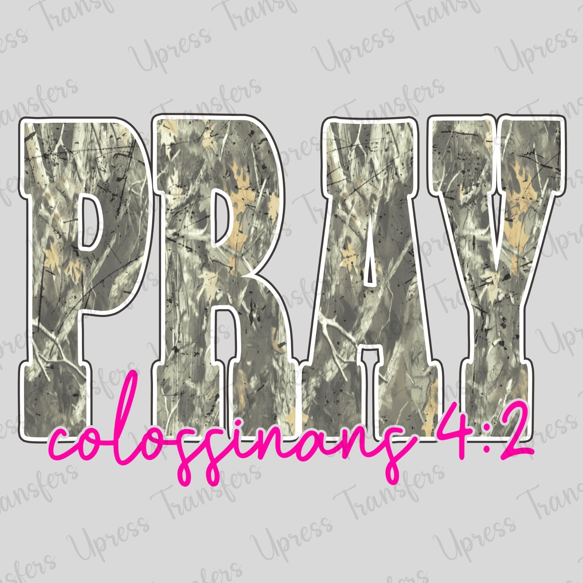 Camo Pray Colossians