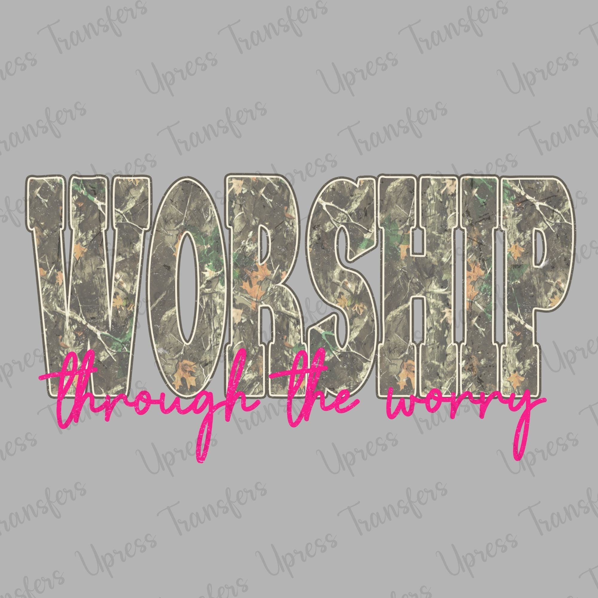 Camo Worship Through The Worry