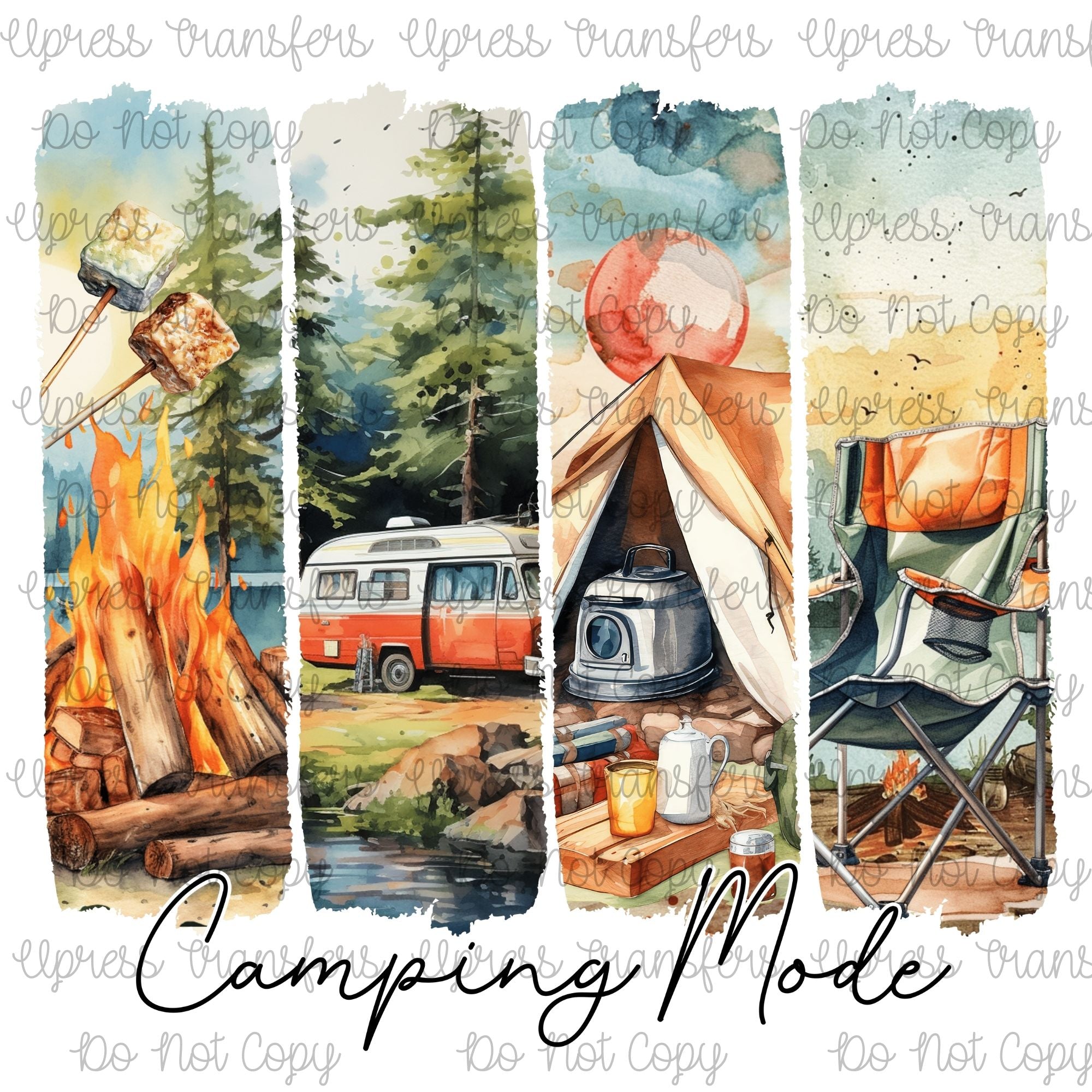 Camping Mode Brushstrokes