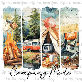 Camping Mode Brushstrokes