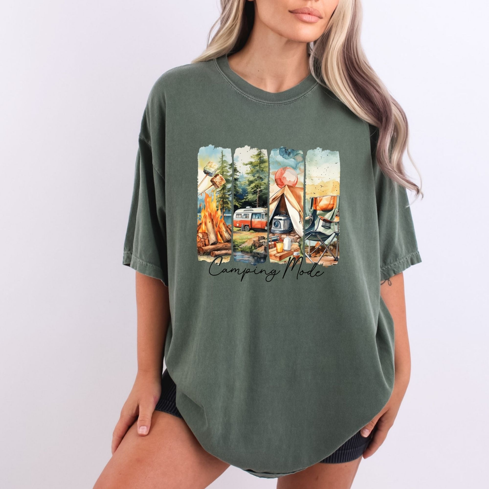 Camping Mode Brushstrokes