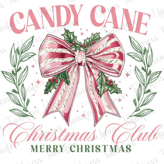 Candy Cane Christmas Club Pink