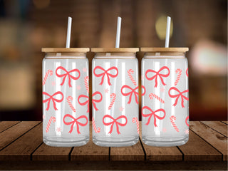 Candy Cane Coquette 16 Oz Wrap