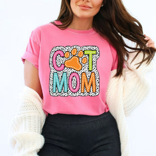 Cat Mom Dalmatian Print