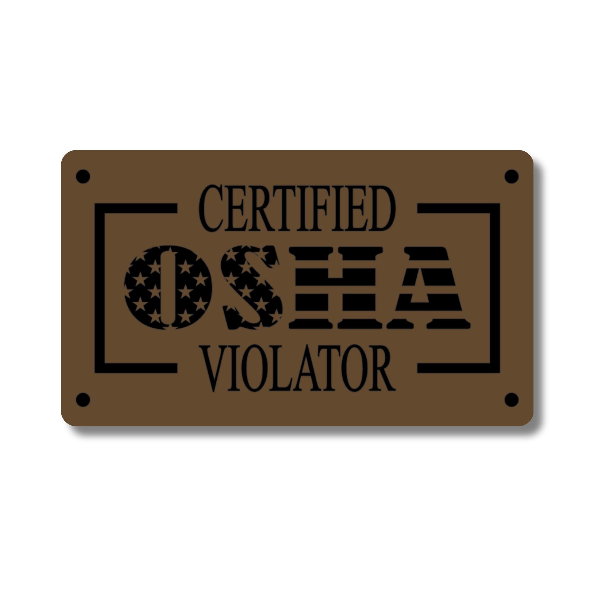 Certified Violator