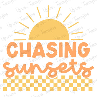 Chasing Sunsets Orange