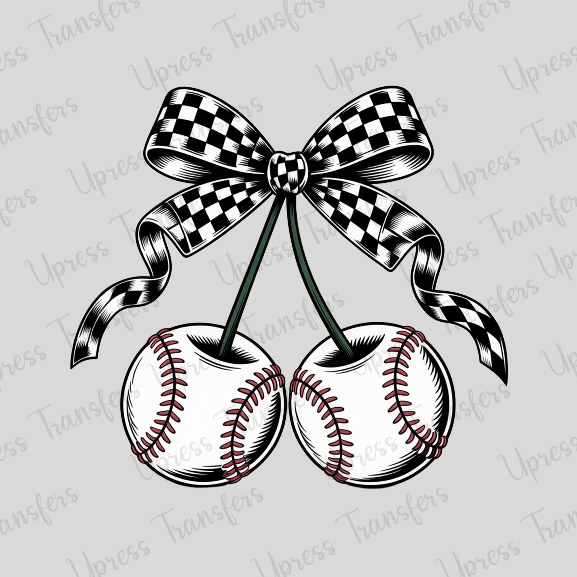 Checkered Baseball Cherries