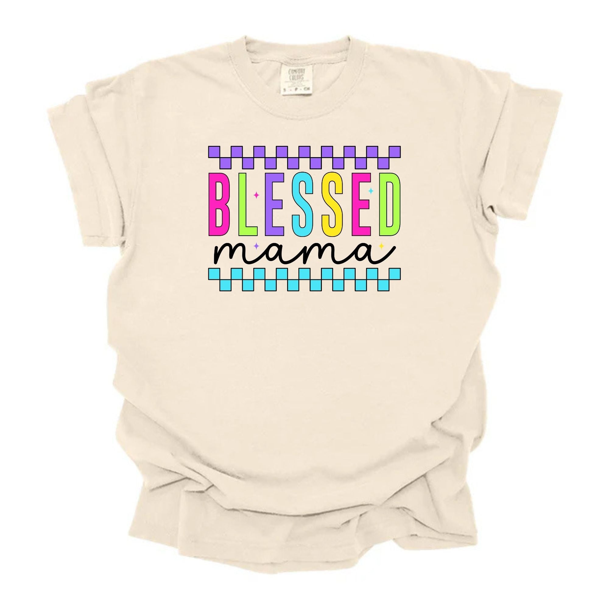 Checkered Blessed Mama