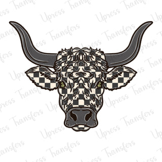 Checkered Bull Head