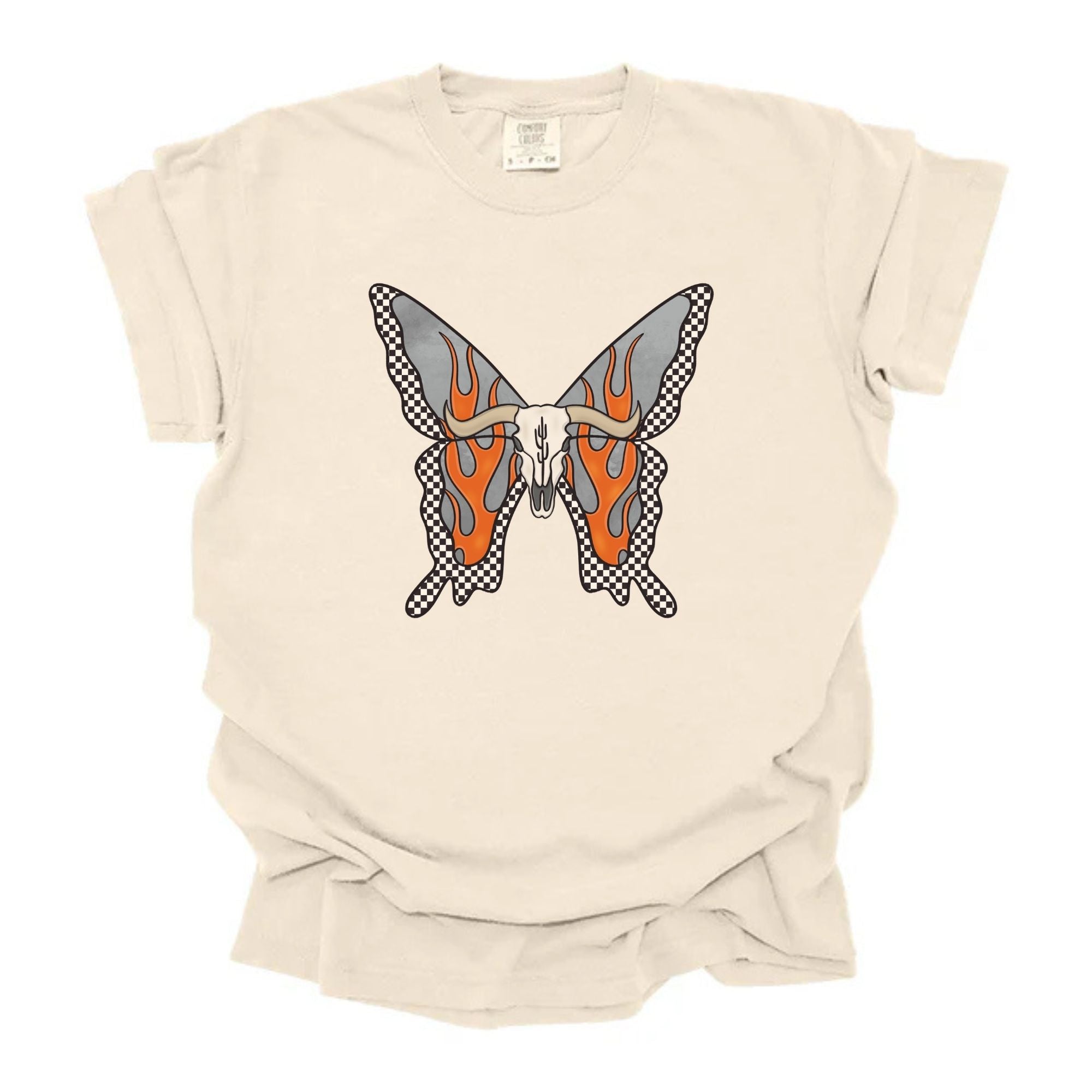Checkered Butterfly Flames