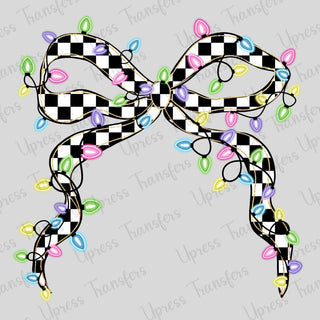 Checkered Cutesy Bow Lights