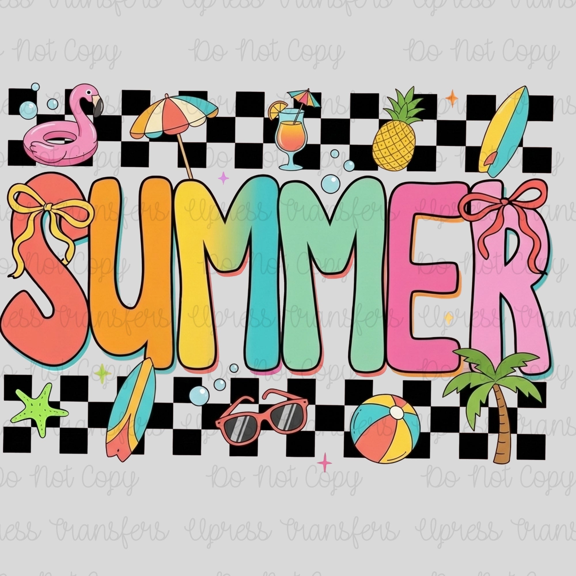 Checkered Frame Summer
