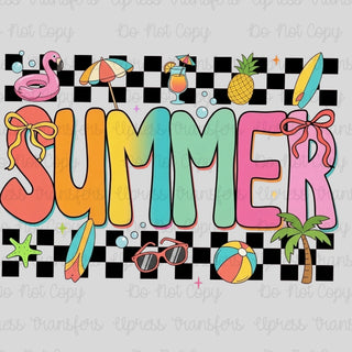 Checkered Frame Summer