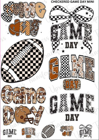 Checkered Game Day Mini