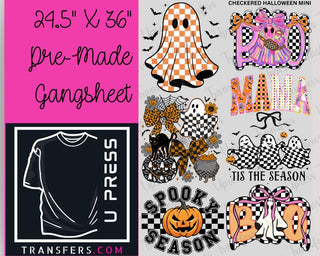 Checkered Halloween Mini