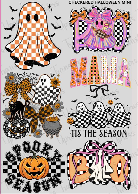 Checkered Halloween Mini