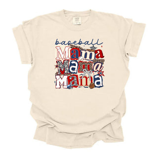 Checkered Leopard Baseball Mama