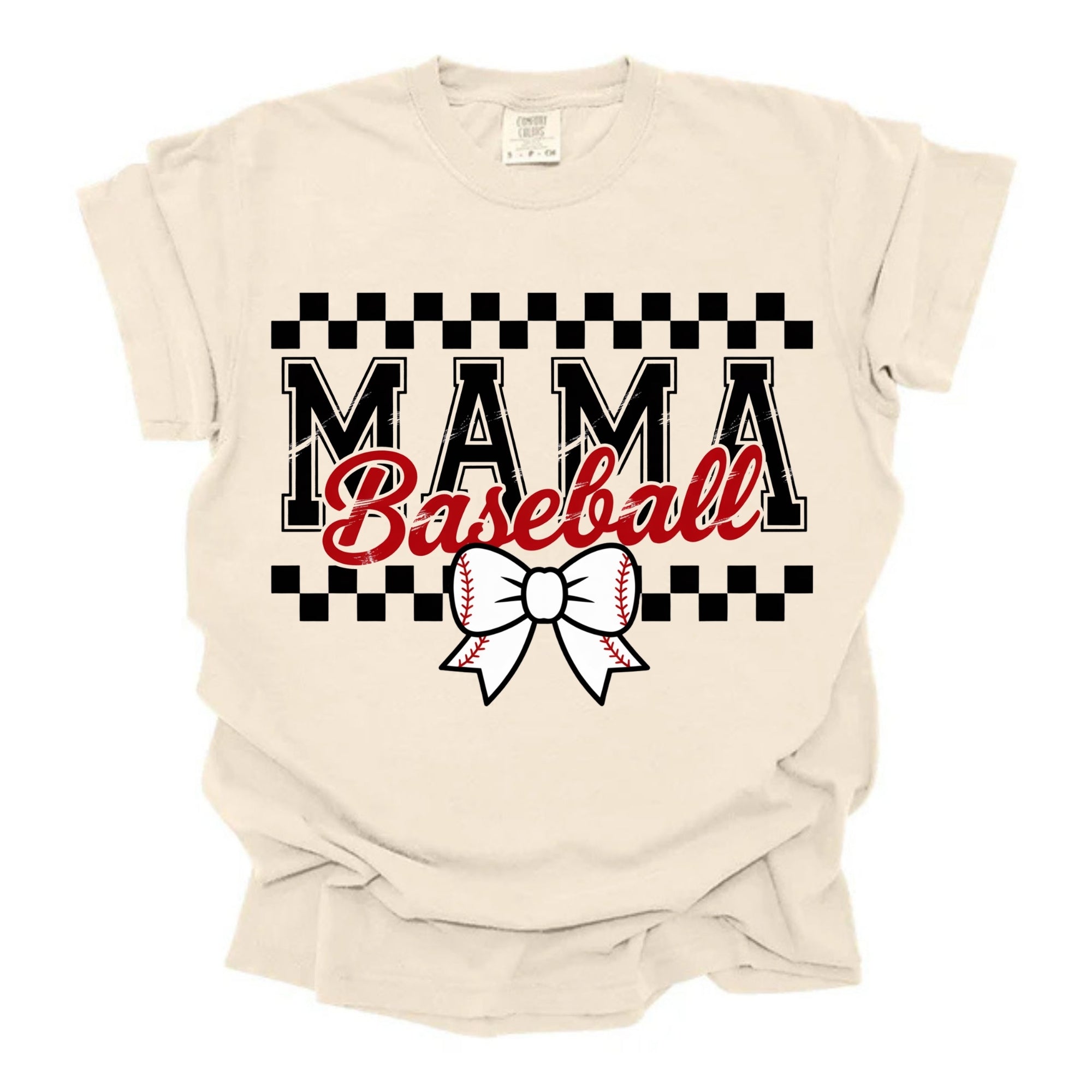 Checkered Mama Baseball