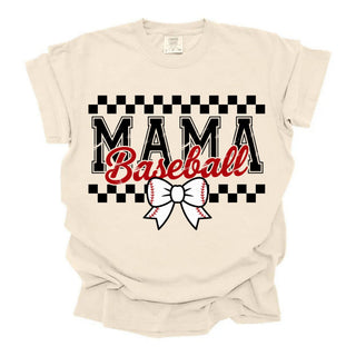 Checkered Mama Baseball