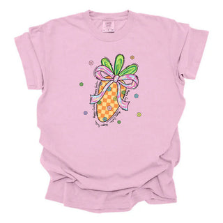Checkered Preppy Carrot Cute