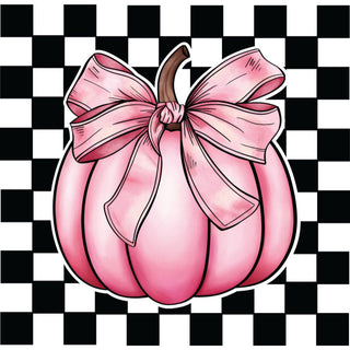 Checkered Pumpkin Solid