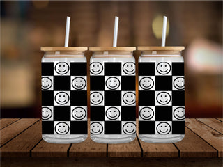 Checkered Smiles 16 Oz Wrap