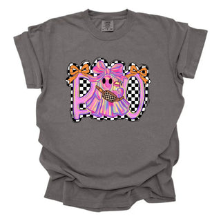 Checkered Trendy Boo Ghost