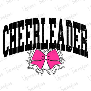 Cheerleader Varsity Arched Black