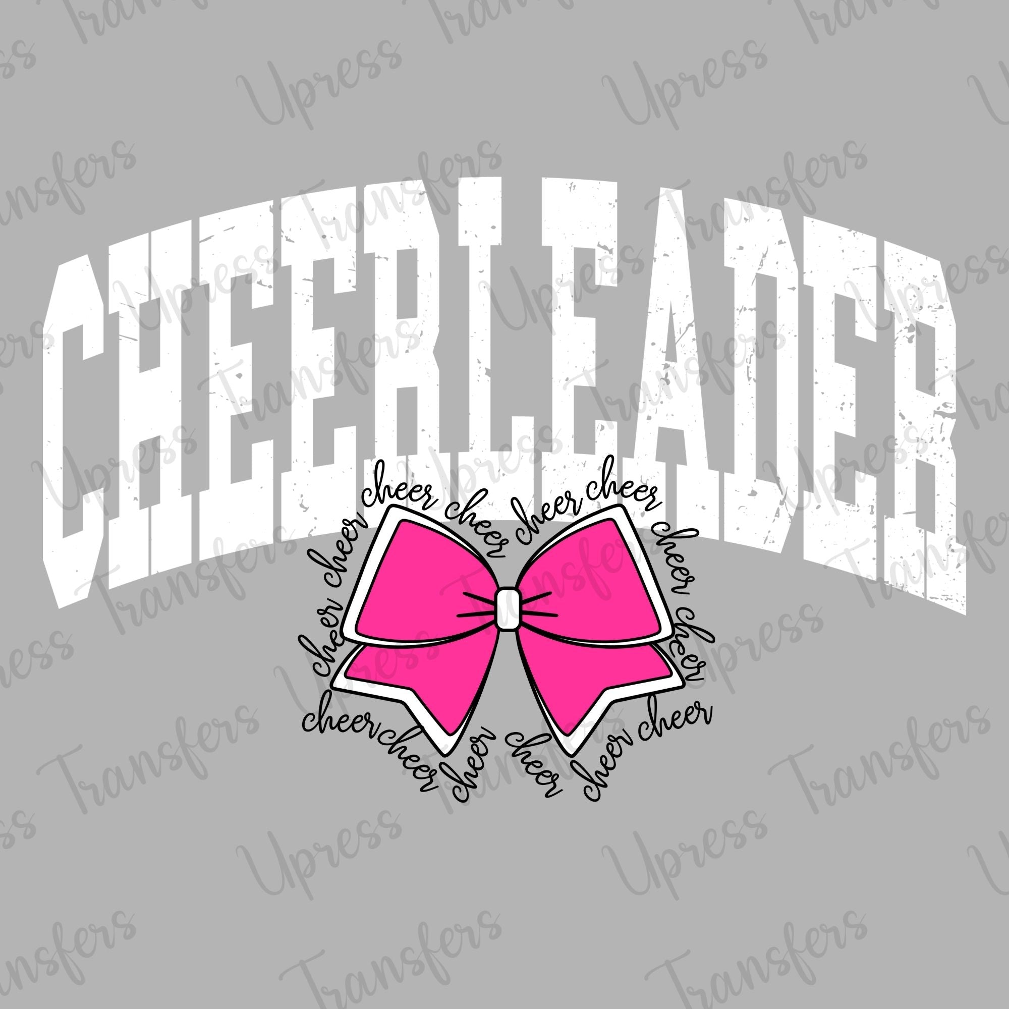 Cheerleader Varsity Arched White
