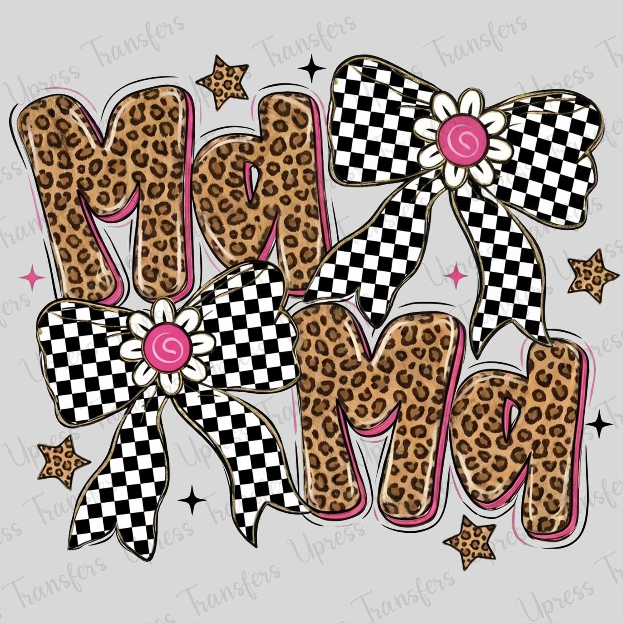Cheetah And Checkered Bow