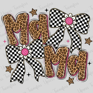 Cheetah And Checkered Bow