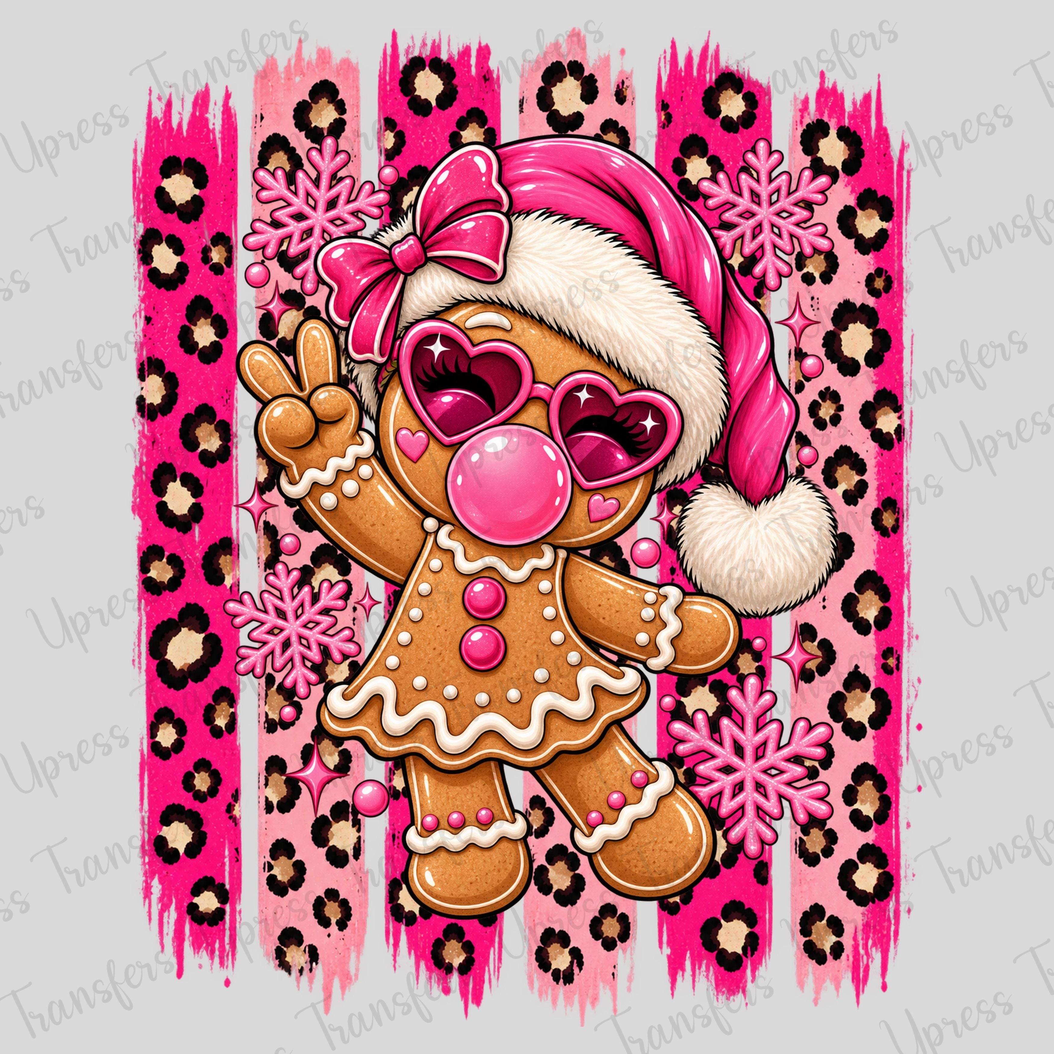 Cheetah Ginger Bread Girl