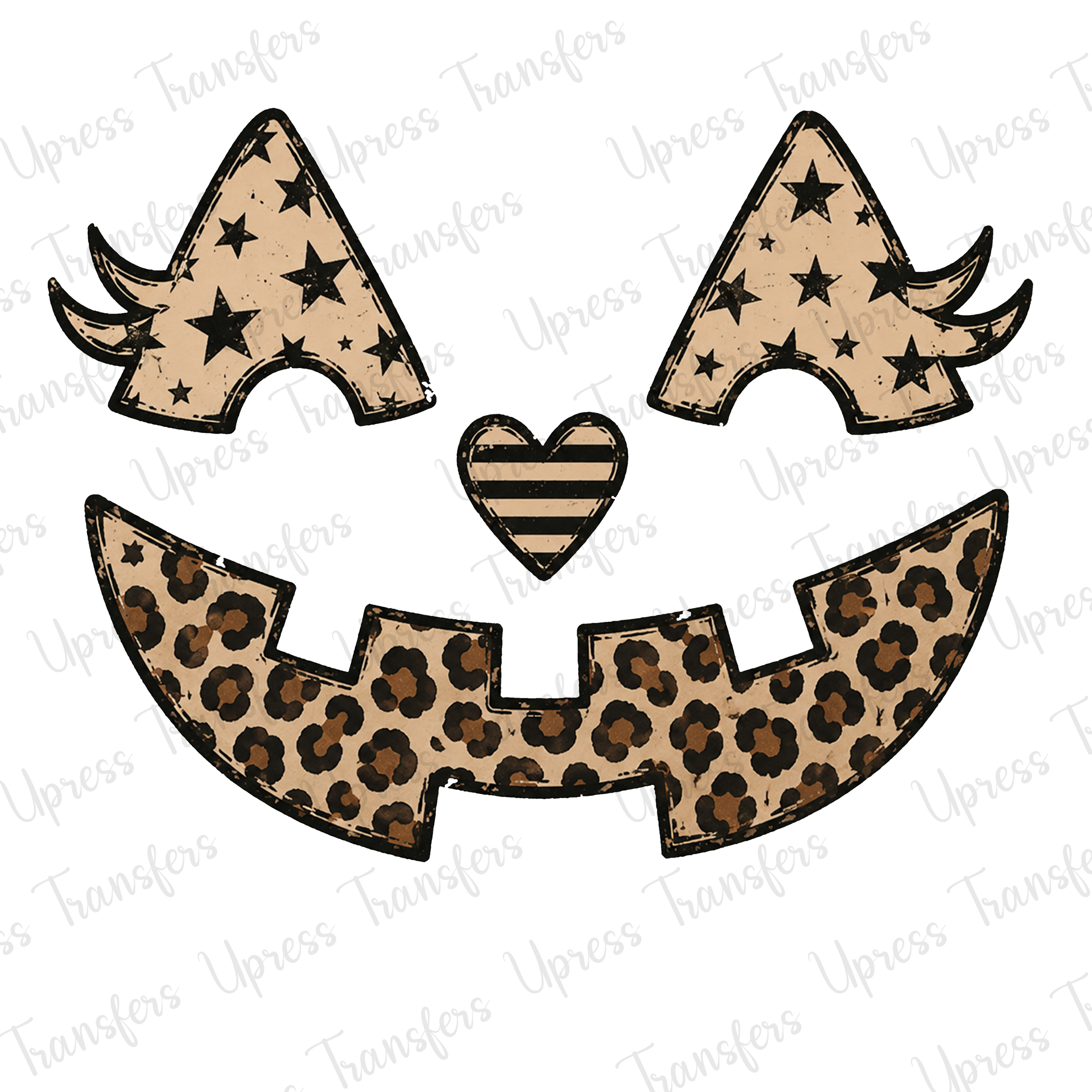 Cheetah Heart Pumpkin