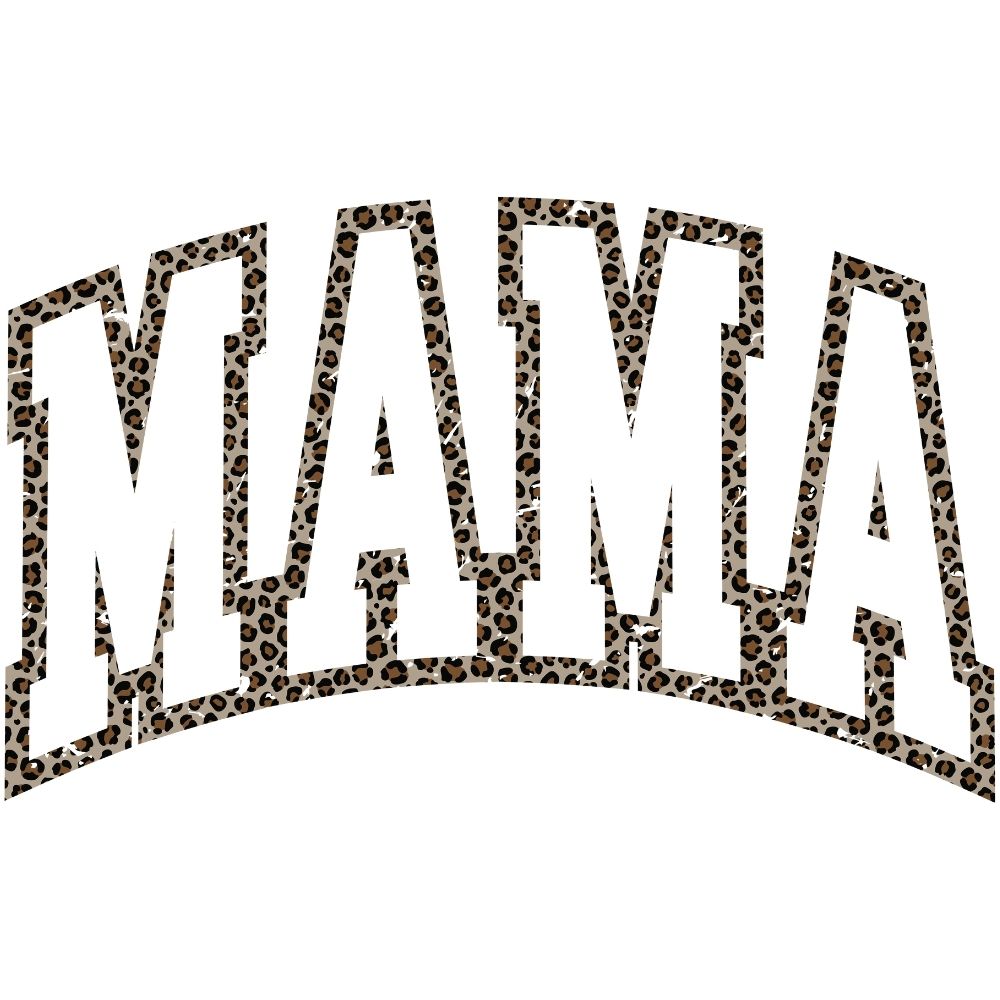 Cheetah Outline Mama – U Press Transfers