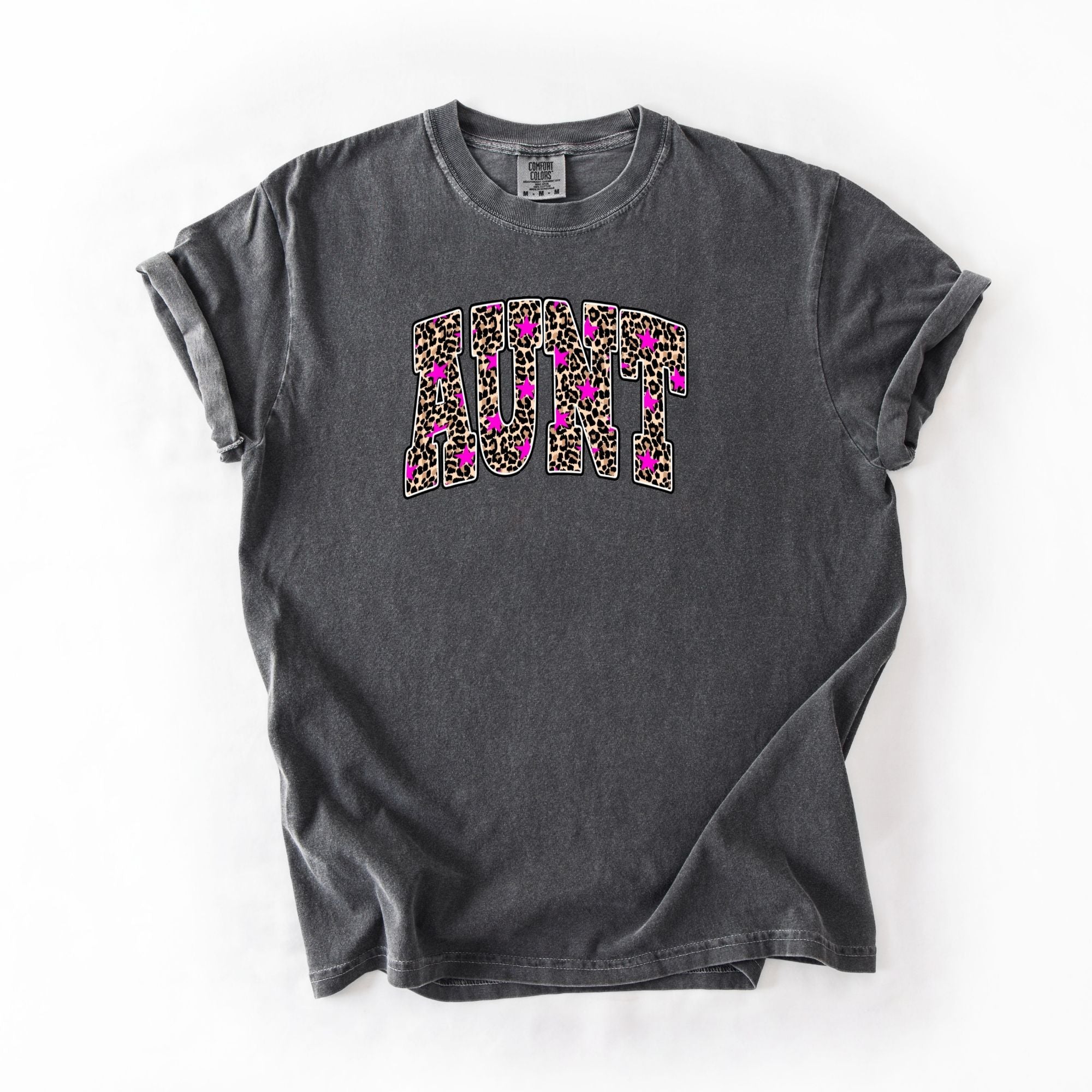 Cheetah Pink Star Aunt