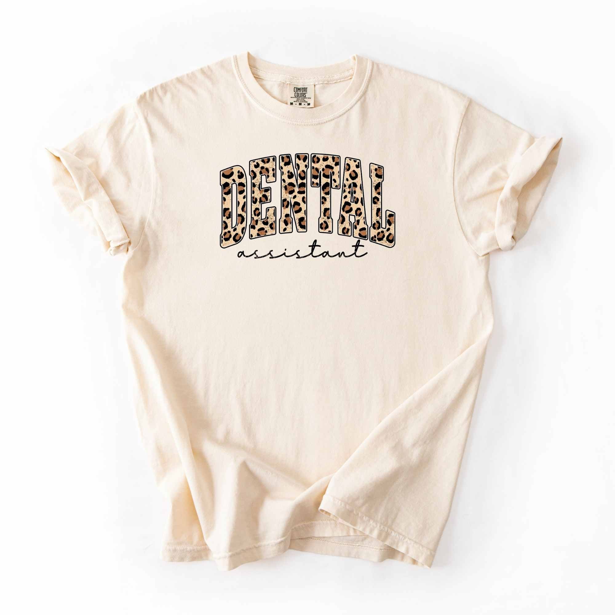 Cheetah Print Dental Assistant