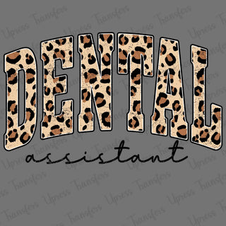 Cheetah Print Dental Assistant