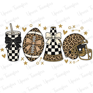 Cheetah Print football