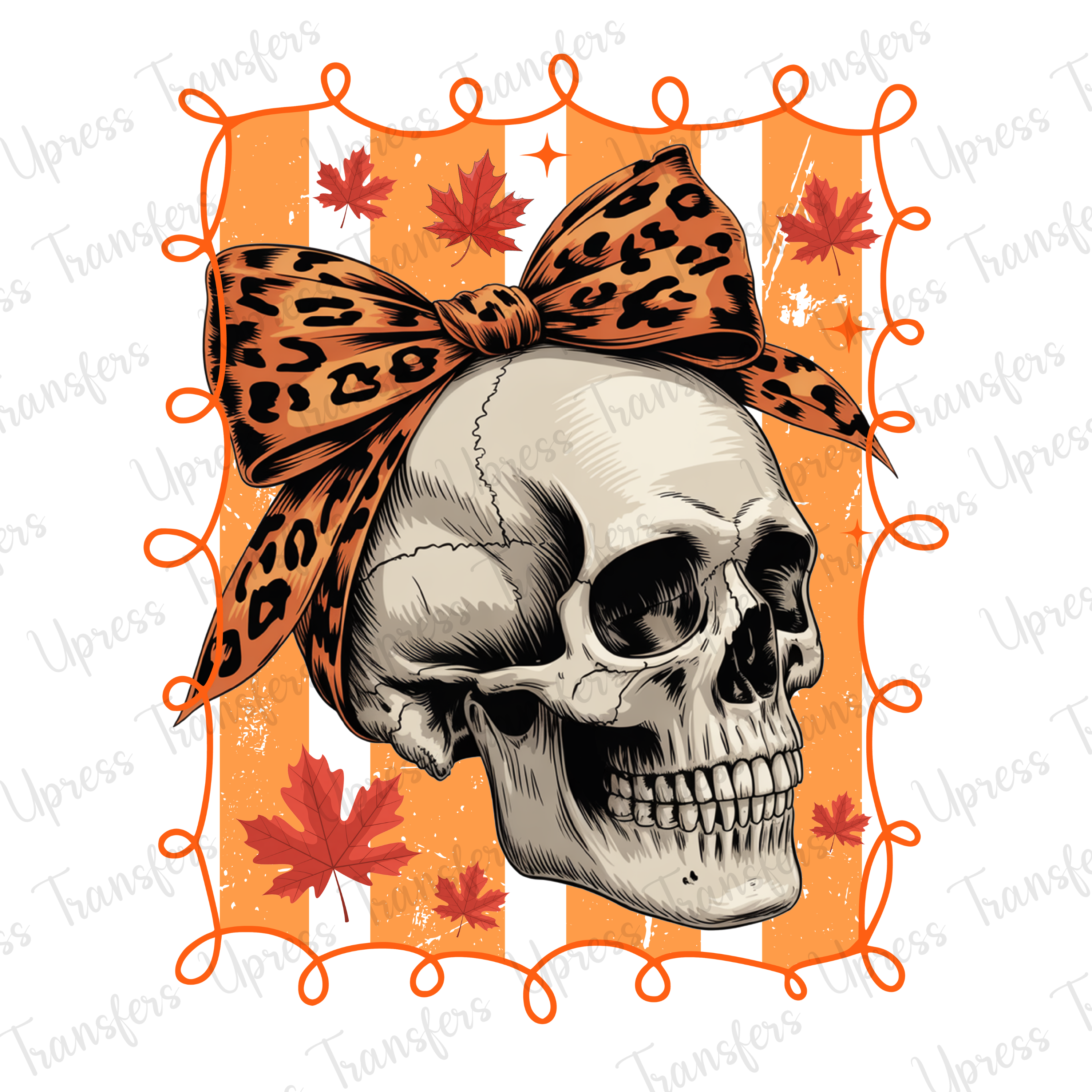 Cheetah Skull Bow