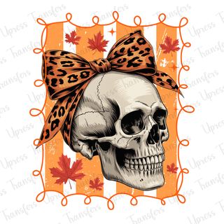 Cheetah Skull Bow