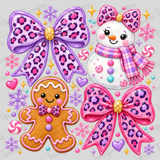 Cheetah Snowman