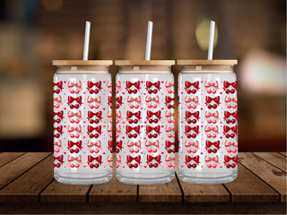 Cherries Coquette Red and Pink 16 Oz Wrap