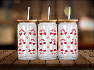 Cherry Heart  16 Oz Wrap