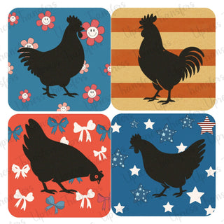 Chickens x4